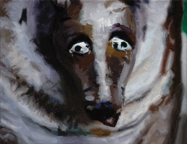 林彥瑋 LIN Yen Wei 就是喜歡你這樣 22 Just Like the Way You Are 22, 2014 油彩／畫布 Oil on canvas 10 5/8 x 13 3/4 in 27 x 35 cm