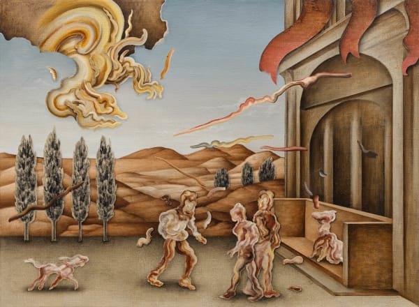 鄭農軒 CHENG Nung Hsuan 信使 二十四 Messenger No.24, 2023 油彩／畫布 Oil on canvas 27 1/2 x 37 3/8 in 70 x 95 cm