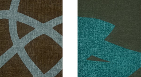 吳東龍 Wu Tung-Lung 小色塊-44 小色塊-45 Little Blocks and Colors-44 Little Blocks and Colors-45, 2020 油彩／畫布板 Oil on canvas board 25 x 20.5 cm／each，set of 2