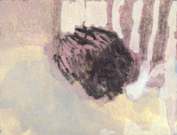 鄭帛囪 CHENG Po-Tsung 無題 Untitled, 2013-2022 水彩、原子筆、油漆筆、立可白(帶)/便條紙 Watercolor, ball pen, marker, white-out on note paper 3 x 4 in 7.6 x 10 cm