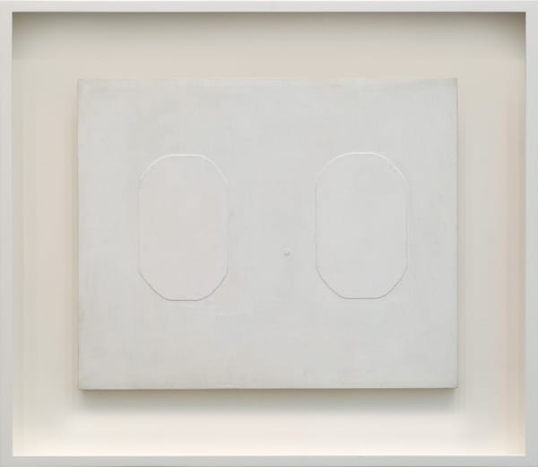 李元佳 LI Yuan-chia 26=62, 1965 油彩、卡紙/木板 Oil and card on board 12 x 14 3/4 in 30.5 x 37.5 cm