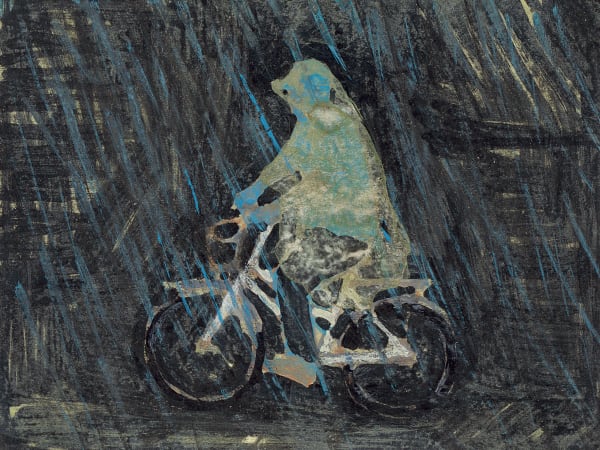 鄭帛囪 CHENG Po-Tsung 無題 Untitled, 2013-2022 水彩、原子筆、油漆筆、立可白(帶)/便條紙 Watercolor, ball pen, marker, white-out on note paper 3 x 4 in 7.6 x 10 cm