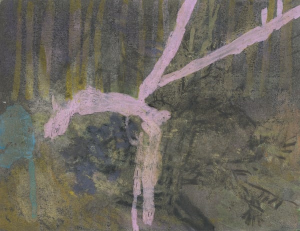 鄭帛囪 CHENG Po-Tsung 無題 Untitled, 2013-2022 水彩、原子筆、油漆筆、立可白(帶)/便條紙 Watercolor, ball pen, marker, white-out on note paper 3 x 4 in 7.6 x 10 cm