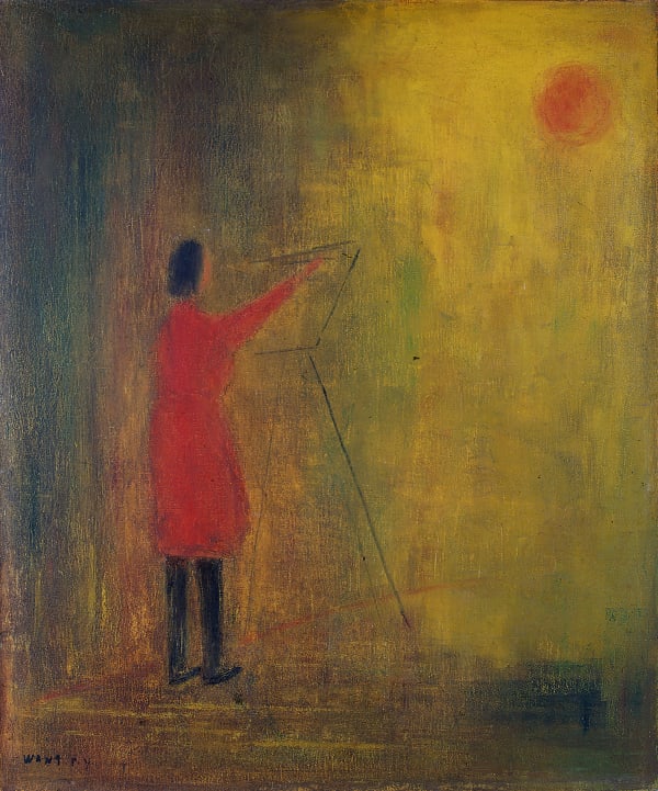 王攀元 WANG Pan-Yuan, 畫家 An Artist, 未紀年