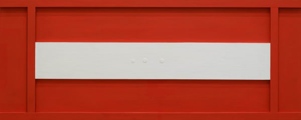 李元佳 LI Yuan-chia 無題 Untitled, c.1964 油彩、拼貼/木板 Oil and collage on board 12 x 30 1/2 in 30.5 x 77.5 cm