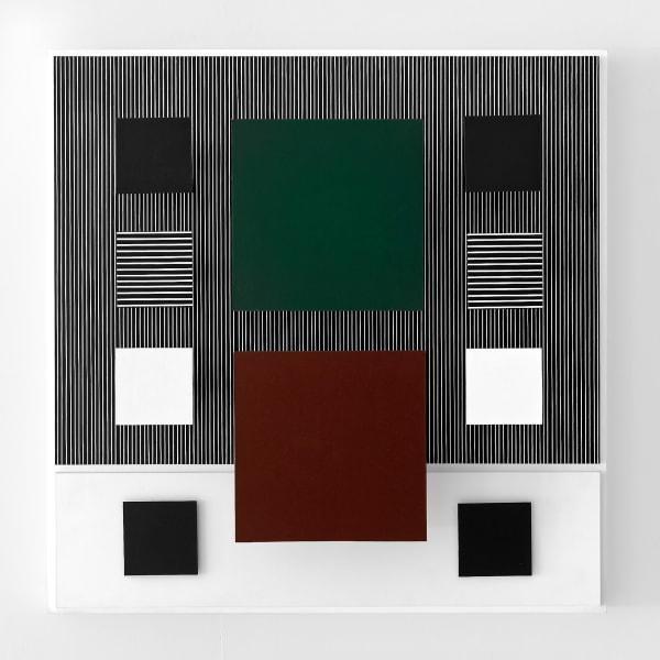 Jesus Rafael Soto, Verde y Tabacco, 1994