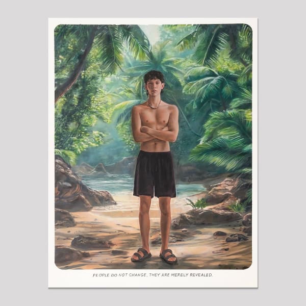 Muntean and Rosenblum, Untitled („People do not change…“), 2024