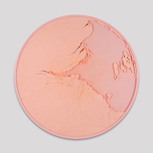 Manuel Mérida, Cercle rose pâle, 2019