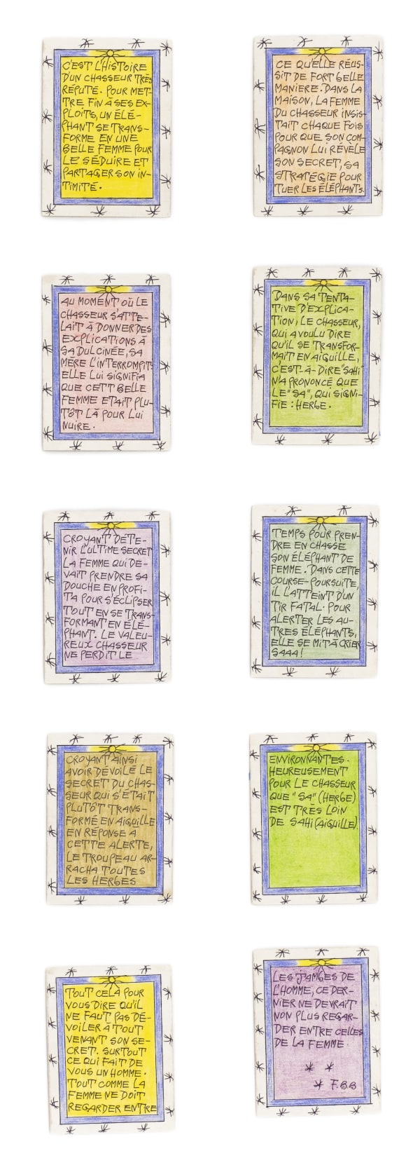 Frédéric Bruly Bouabré, 2001