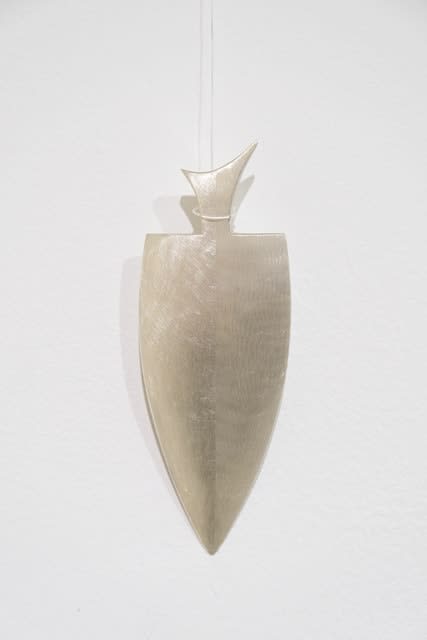 Didi Suydam, Shield/Helmet Brooche, 2021