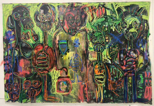 Aboudia, We the Children, 2024