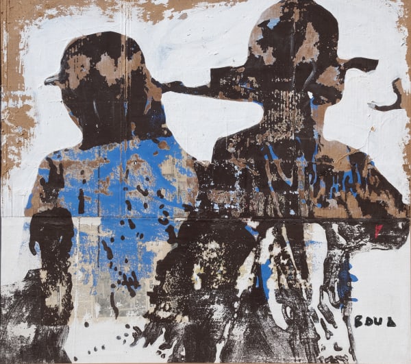 Armand Boua, Young people from Yopougon Gesco Abidjan – Deux amis I, 2019