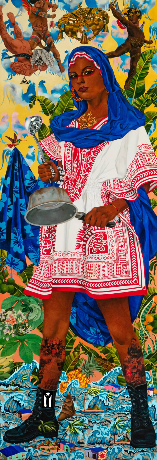 Gerardo Castro, Coronation of Santa Cacerola, 2020