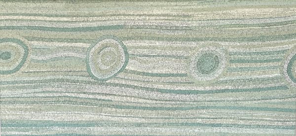 Yurpiya Lionel Anumara, 2021 acrylic on linen 67 x 143 cm 26 3/8 x 56 1/4 in