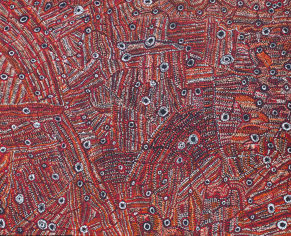 Jeannie Reggie & Sandra Goodwin Ngura - Country, 2018 acrylic on canvas 122 x 152 cm 48 1/8 x 59 7/8 in