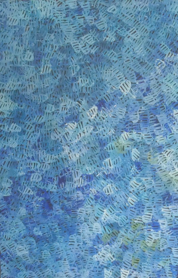 Emily Pwerle Awelye Atnwengerrp , 2021 acrylic on linen 180 x 120 cm 70 7/8 x 47 1/4 in