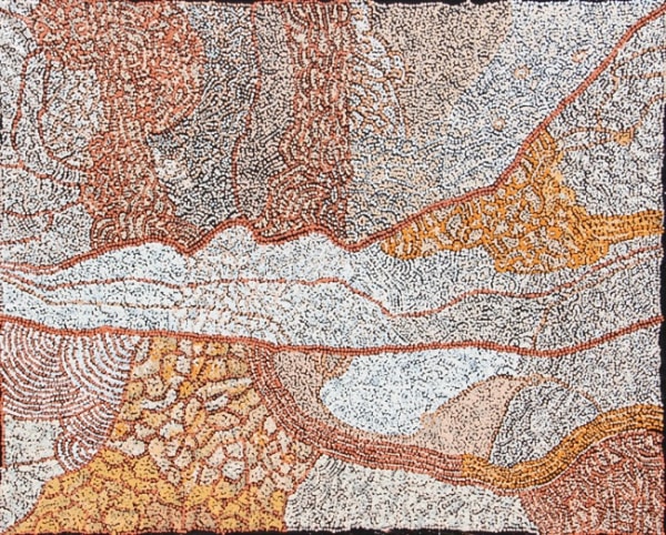 Rene Sundown Amarouna, 2020 acrylic on linen 122 x 152 cm 48 1/8 x 59 7/8 in