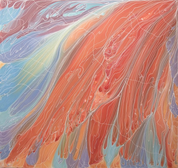Janice Stanley Pantu (Salt Lake), 2023 acrylic on canvas 170 x 180 cm 66 7/8 x 70 7/8 in Acquired by Australian Parliament House Art Collections, Canberra