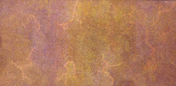 Caroline Petrick Ngwarreye My Beautiful Country , 2025 acrylic on linen 99 x 200 cm 39 x 78 3/4 in