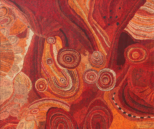 Yatjiki (Vicki) Cullinan Ngayuku Ngura (My Country), 2022 acrylic on linen 167 x 198 cm 65 3/4 x 78 in