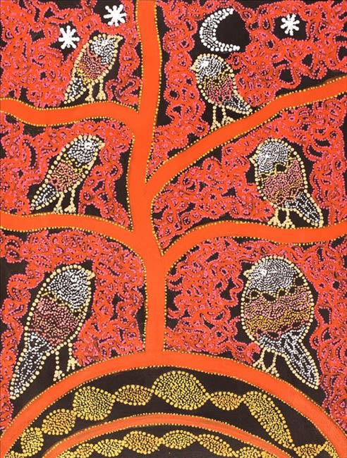 Geraldine Napangardi Granites Ngalyipi Jukurrpa (Snake vine Dreaming) Purturlu, 2020 acrylic on linen 61 x 46 cm 24 1/8 x 18 1/8 in