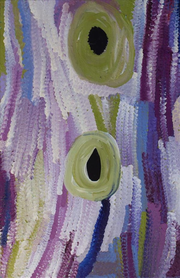 Bugai Whyoulter Wantili, 2019 acrylic on linen 91 x 61 cm 35 7/8 x 24 1/8 in