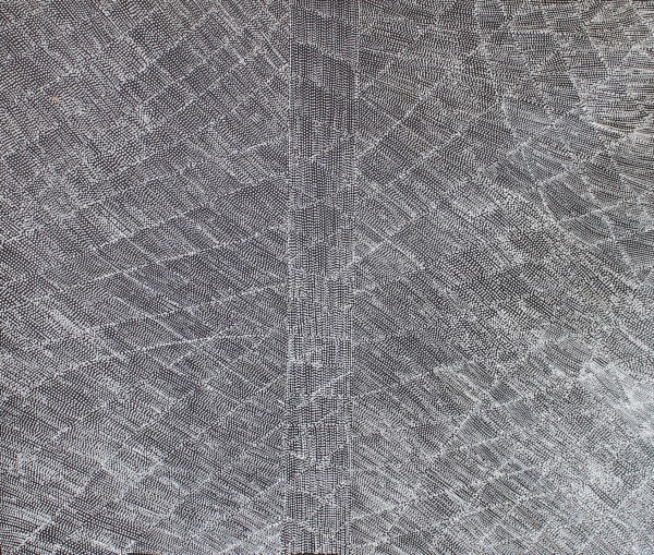 Lizzie Moss Pwerle Dancing Lines, 2021 acrylic on linen 100 x 120 cm 39 3/8 x 47 1/4 in