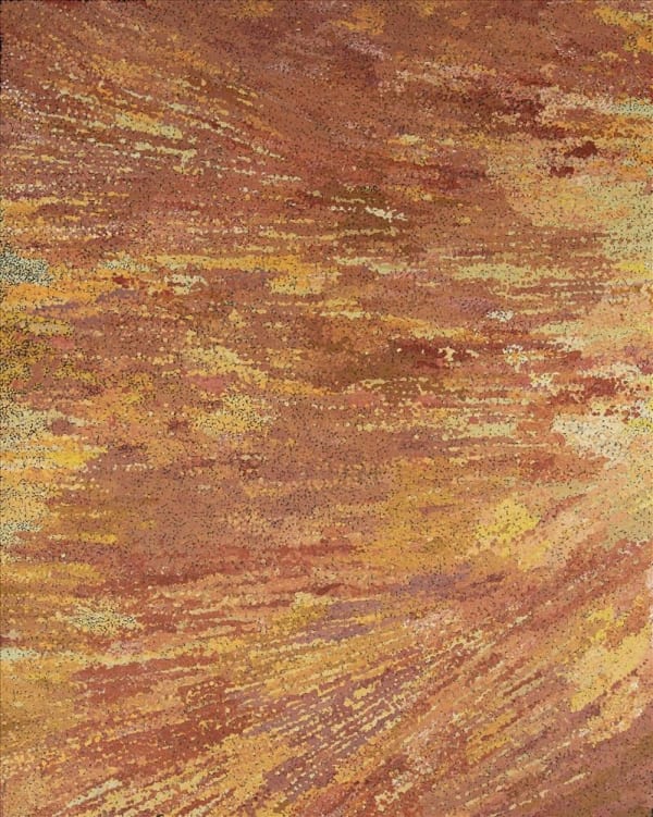 Rachael Mipantjiti Lionel Dust Storm, 2025 acrylic on linen 122 x 91 cm 48 x 35 7/8 in