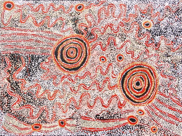 Julie Yatjitja Iwantja Tjukitji (Iwantja Soakage), 2020 acrylic on canvas 91 x 122 cm 35 7/8 x 48 1/8 in