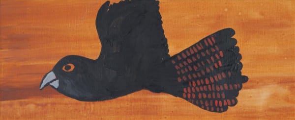 Mildred Minggi Mungulu, Red-tailed black cockatoo, 2025