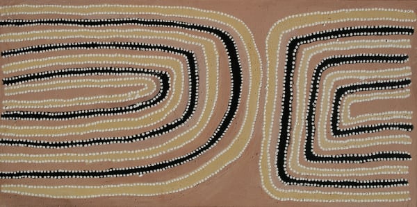 Nancy Noonju Ngarbel Ngarbel, 2005 Kimberley ochres on canvas 60 x 120 cm 23 5/8 x 47 1/4 in