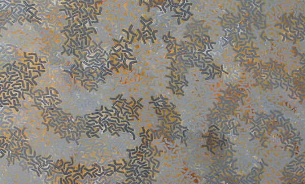 Teresa Purla Country, 2023 acrylic on linen 90 x 150 cm 35 3/8 x 59 in