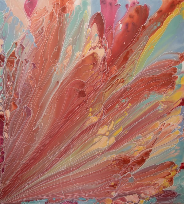 Janice Stanley Pantu (Salt Lake), 2022 acrylic on canvas 179 x 169 cm 70 1/2 x 66 1/2 in