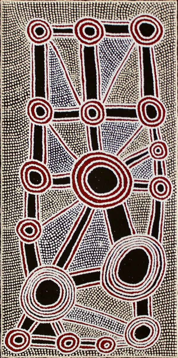 Cecily Napanangka Marshall, Pikilyi Jukurrpa (Vaughan Springs Dreaming), 2023