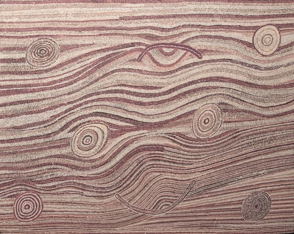 Yurpiya Lionel Anumara - Caterpillar, 2023 acrylic on linen 120 x 152 cm 47 1/4 x 59 7/8 in