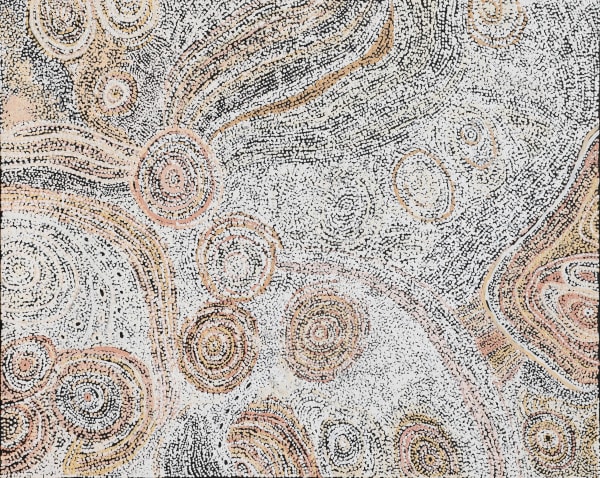 Yatjiki (Vicki) Cullinan Ngayuku Ngura (My Country), 2022 acrylic on linen 122 x 152 cm 48 x 59 7/8 in
