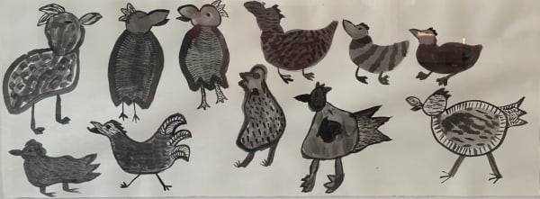 Roxanne Petrick, Chooks and creatures , 2018