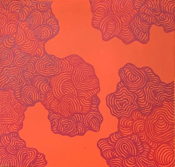 Kathryn Queama My Walka , 2020 acrylic on canvas 61 x 61 cm 24 1/8 x 24 1/8 in