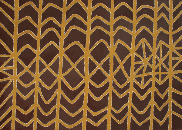 George Wallaby, Lirrejapal (Frog) Dreaming, 1998