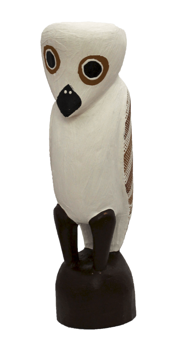 Djul'djul Gurruwiwi Worrworr, 2024 ochres on wood 28.5 x 8 cm 11 1/4 x 3 1/8 in