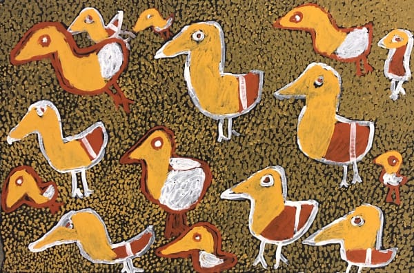 Jane Tipuamantumirri, Untitled (Ducks), 2019