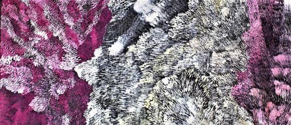 Amanda Jane Gabori Dibirdibi Scales , 2019 acrylic on canvas 60 x 134 cm 23 5/8 x 52 3/4 in