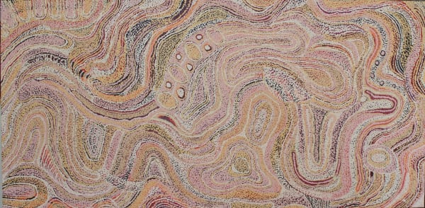 Langaliki Lewis Tali / Sand dune, 2025 acrylic on canvas 83 x 168 cm 32 5/8 x 66 1/8 in