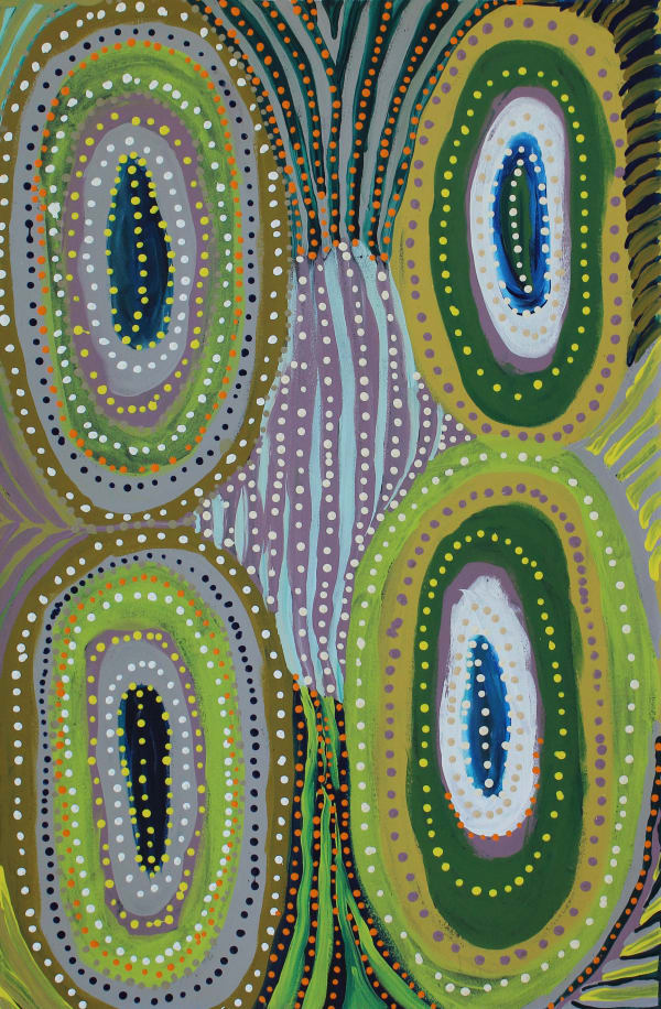 Lorna Linmurra Rockholes, 2023 acrylic on canvas 91 x 61 cm 35 7/8 x 24 in