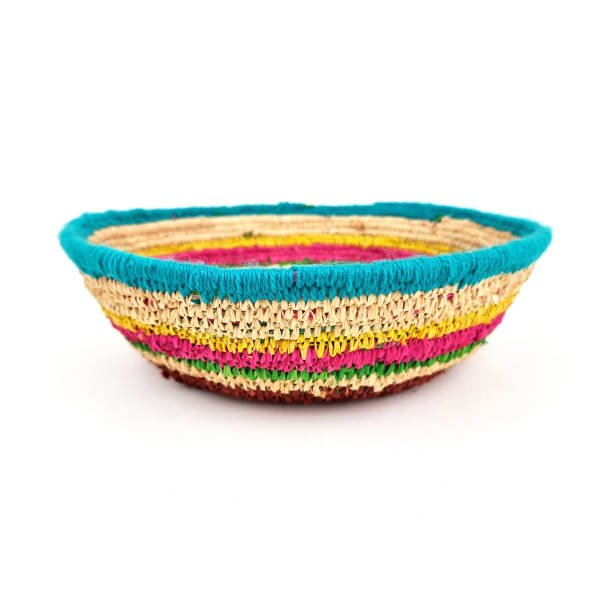 Angelina Malbunka Basket, 2022 raffia 10 x 27 cm 4 x 10 5/8 in