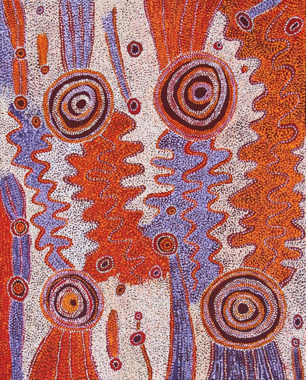 Julie Yatjitja Iwantja Tjukitji (Iwantja Soakage), 2020 acrylic on linen 152 x 122 cm 59 7/8 x 48 1/8 in