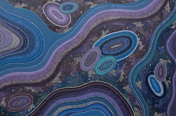 Michelle Lewis, Michelle's Tjala Dreaming (Honey Ant), 2024