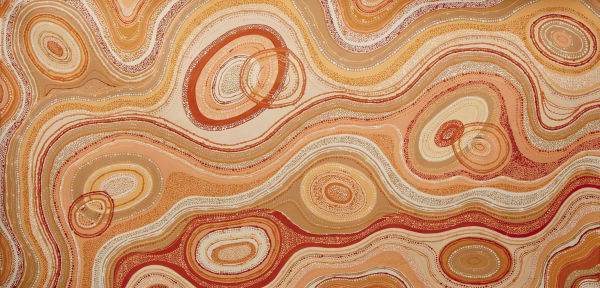 Michelle Lewis, Michelle's tjala dreaming (honey ant dreaming), 2020