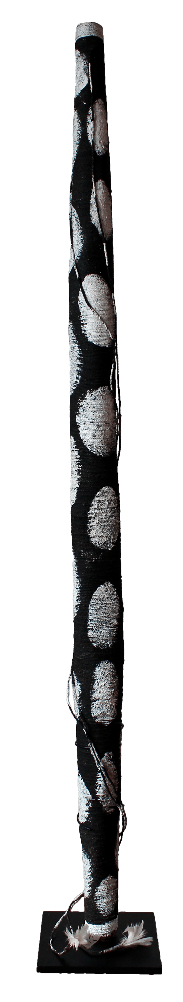 Jack Nawilil Namorrorddo a Profane Spirit, 2012 paperbark, natural fibres, ochre height 154 cm height 60 5/8 in