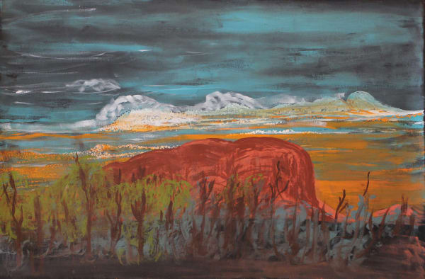 Arnold Nipper Uluru, 2021 acrylic on canvas 61 x 91 cm 24 1/8 x 35 7/8 in